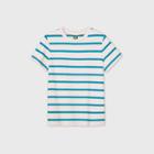 Women's Striped Short Sleeve T-shirt - Wild Fable Blue/pink