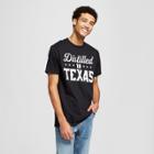 Men's Short Sleeve Distilled In Texas Graphic T-shirt - Awake Black
