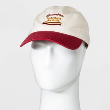 Men's Maruchan Instant Lunch Color-block Baseball Cap - Beige One Size,