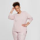 Women's Plus Size Cozy Layering Sweatshirt - Joylab Violet