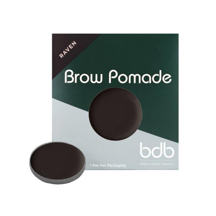 Billion Dollar Beauty Waterproof Magnetic Brow Pomade Pan - Raven