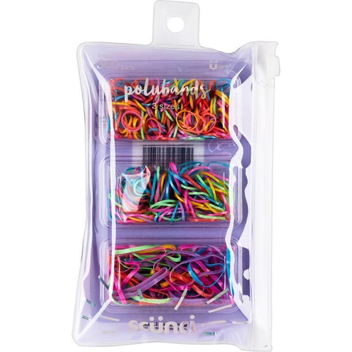Scünci Scunci Assorted Size Polybands - 300ct,