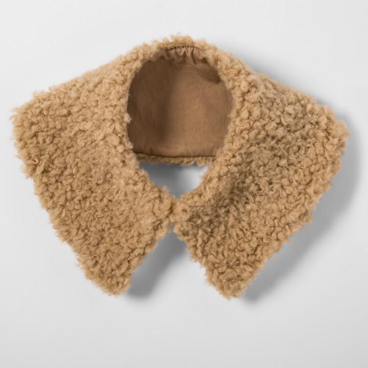 Women's Faux Sherpa Collar - Universal Thread Tan
