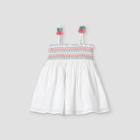 Toddler Girls' Smocked Tank Top - Cat & Jack White