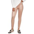 Women's Shiny Fleece Lined Leggings - A New Day Rose Gold