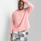 Men's Big & Tall Long Sleeve T-shirt - Original Use Pink