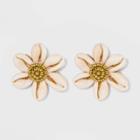 Sugarfix By Baublebar Cowrie Flower Stud Earrings - Gold