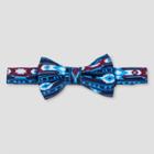 Toddler Boys' Tribal Print Bow Tie With Adjustable Back - Cat & Jack Navy