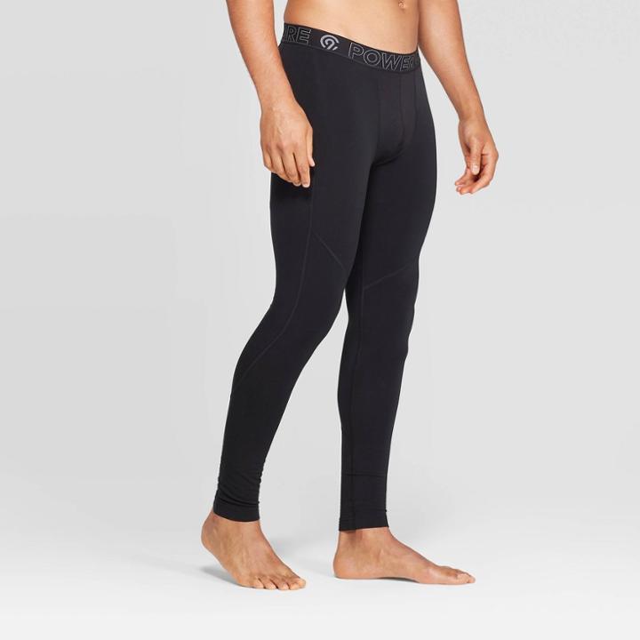 Men's Brushed Train Tight Leggings - C9 Champion Black