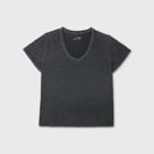 Women's Plus Size Short Sleeve Scoop Neck T-shirt - Universal Thread Gray 1x, Women's,