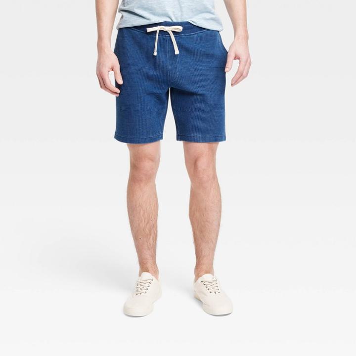 Men's 8.5 Elevated Knit Pull-on Shorts - Goodfellow & Co Blue