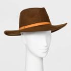 Women's Felt Panama Hat - Universal Thread Brown,
