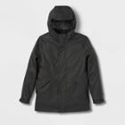 Kids' Solid 3-in-1 Rain Jacket - Cat & Jack Black