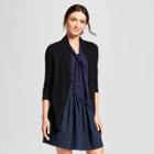 Women's Cocoon Cardigan - A New Day Black