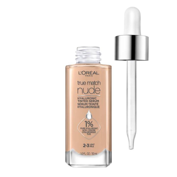 L'oreal Paris True Match Hyaluronic Tinted Serum Makeup Skincare Hybrid - 2-3 Light