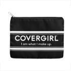 Covergirl Striped Makeup Bag, Black
