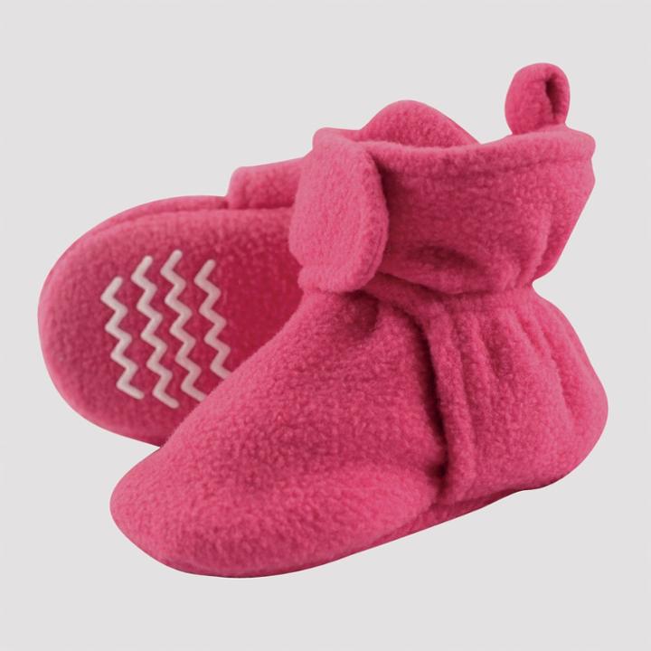 Hudson Baby Fleece Lined Scooties - Dark Pink