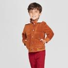 Genuine Kids From Oshkosh Toddler Boys' Flight Jacket - Brown