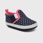 Ro+me By Robeez Baby Girls' Denim Canvas Sneakers - Blue