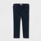 Toddler Boys' Uniform Straight Pants With Rib Waistband - Cat & Jack Navy