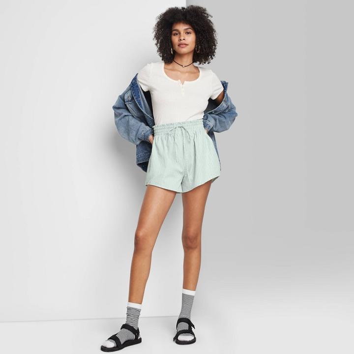 Women's Drawstring Comfort Shorts - Wild Fable