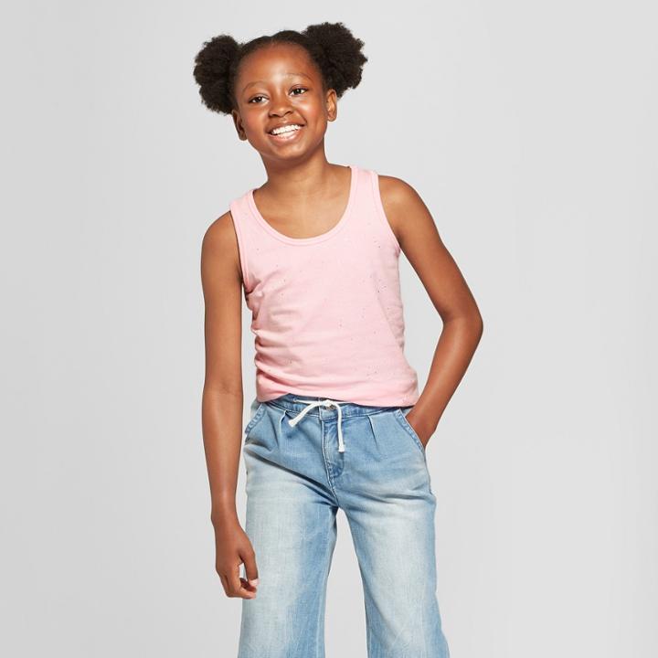 Girls' Sparkle Tank Top - Cat & Jack