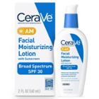 Cerave Face Moisturizer With Sunscreen, Am Facial Moisturizing Lotion With Spf 30 For Normal To Dry