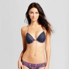 Women's Shore Light Lift Crochet Bikini Top - Shade & Shore Navy Crochet