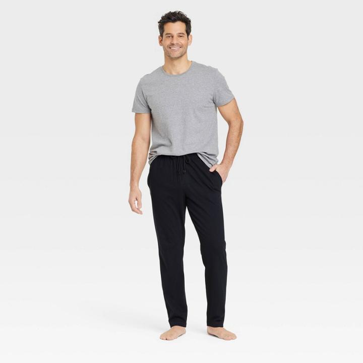 Men's Tall Knit Pajama Set - Goodfellow & Co Gray