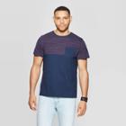 Men's Standard Fit Color Block T-shirt - Goodfellow & Co Ripe Red