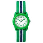 Kid's Timex Watch With Striped Strap - Green/blue Tw7c060009j, Kids Unisex