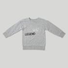 Toddler Boys' Afton Street Long Sleeve Pullover Sweatshirt - Heather Grey