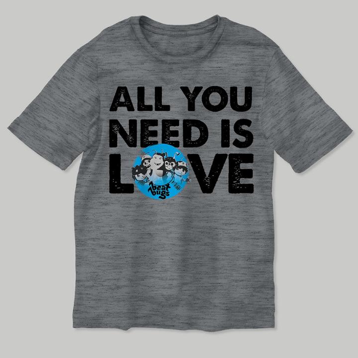 T-shirt Beat Bugs Heather Gray