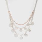 Three Chains Short Necklace - A New Day Silver/rose Gold