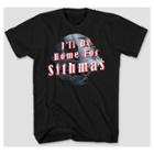 Men's Big & Tall Star Wars I'll Be Home For Sithmas Short Sleeve T-shirt - Black