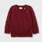 Baby Bobble Pullover Sweater - Cat & Jack Maroon