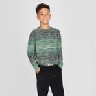 Boys' Long Sleeve Pullover Sweater - Cat & Jack Green