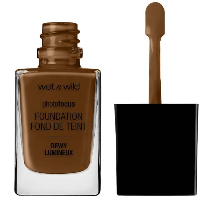 Wet N Wild Photo Focus Dewy Foundation - Golden Almond - 1 Fl Oz, Golden Brown