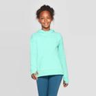 Girls' Cotton Fleece Pullover Hoodie - C9 Champion Green L, Girl's,