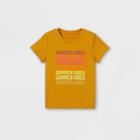 Toddler Boys' Summer Vibes Graphic Short Sleeve T-shirt - Cat & Jack Yellow