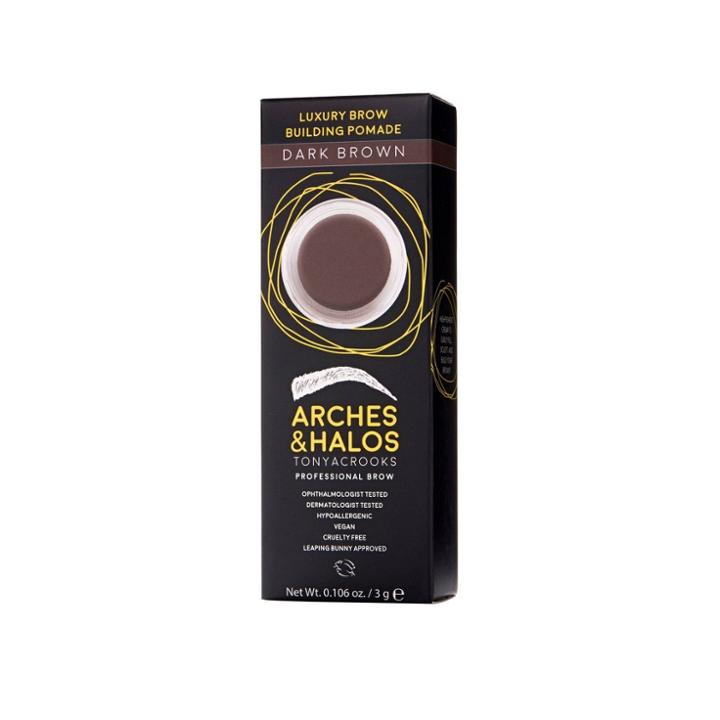 Arches & Halos Luxury Brow Building Pomade Dark Brown