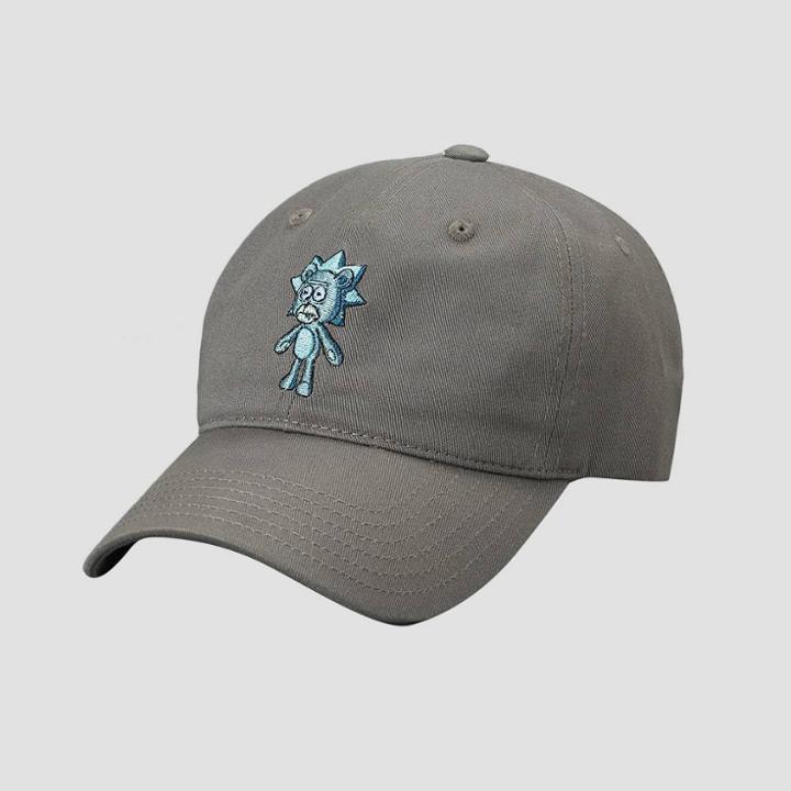 Men's Cartoon Network Rick & Morty Teddy Rick Baseball Cap - Gray