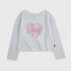 Levi's Girls' Long Sleeve T-shirt - Pink