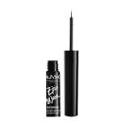 Nyx Professional Makeup Epic Wear Metallic Eye & Body Liquid Liner - Long-lasting Eyeliner - Black Metal