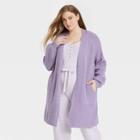 Women's Plus Size Duster Cardigan - Universal Thread Purple