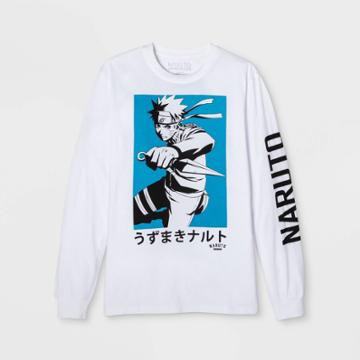 Men's Dragon Ball Z Long Sleeve Graphic T-shirt - White