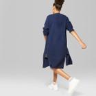 Women's Long Sleeve Duster Cardigan - Wild Fable Navy (blue)