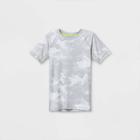 Boys' Fitted T-shirt - All In Motion White/gray