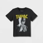 Toddler Tupac Short Sleeve T-shirt - Black