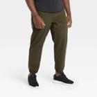 Men's Big & Tall Utility Tapered Jogger Pants - All In Motion Olive Green